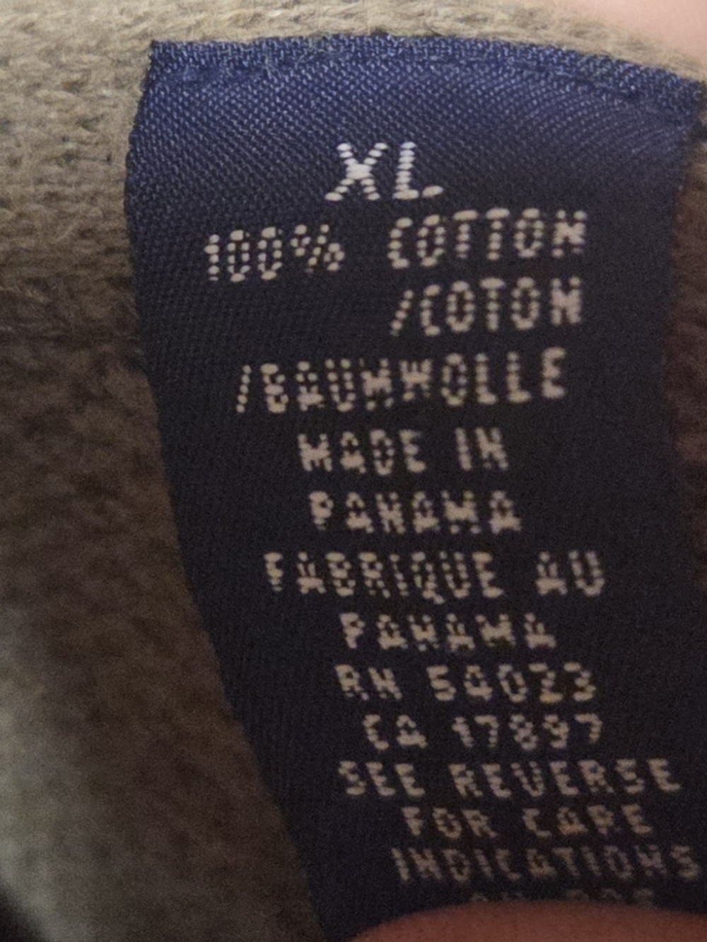 Vintage Y2K Gap Waffle Knit Taupe Cotton Cardigan Size XL - Picture 5 of 5